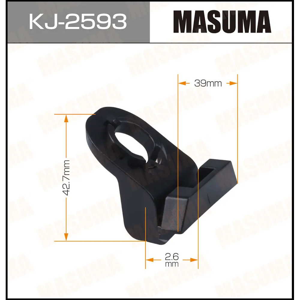 Клипса универс. MASUMA KJ-2593