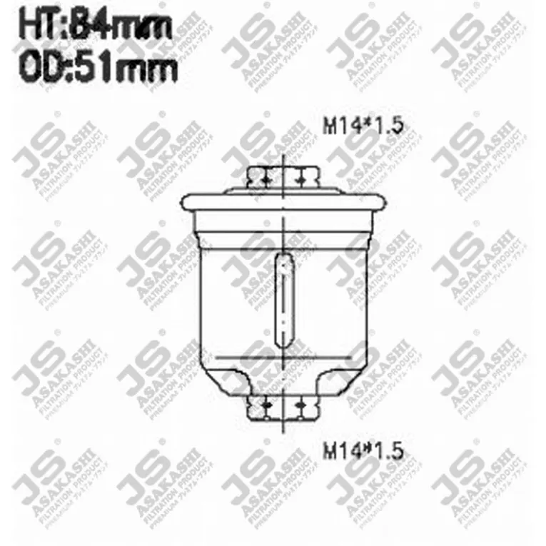Фильтр топливный JS ASAKASHI FS3205