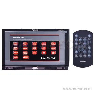 Проигрыватель DVD+монитор 7 PROLOGY MDN-270T, навигация,TV, 2DIN