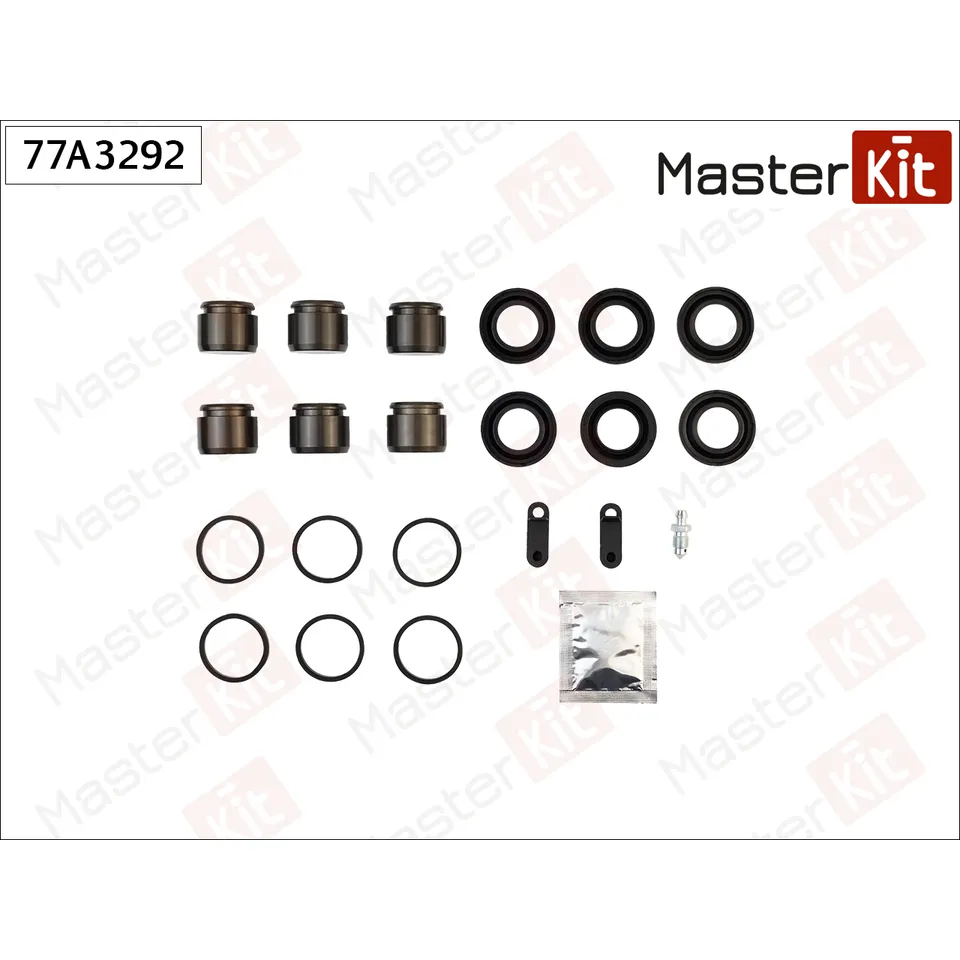 Ремкомплект тормозного суппорта VW TOUAREG (7LA, 7L6, 7L7) 2002 - 2013, TOUAREG (7P5, 7P6) 2 MASTERKIT 77A3292