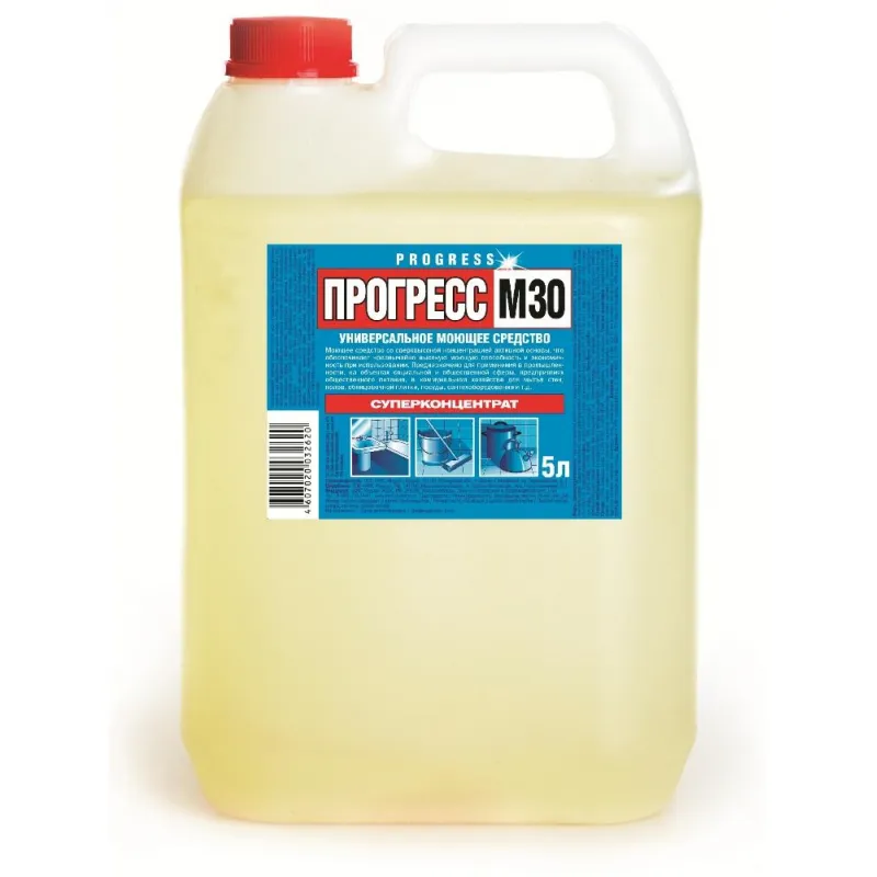 Универсальное чистящее средство Прогресс М-30 суперконцентрат 5л канистра 1356248