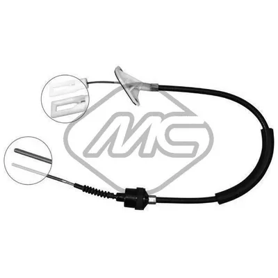Трос сцепления FIAT CINQUECENTO ALL 1/2 Metalcaucho 83992