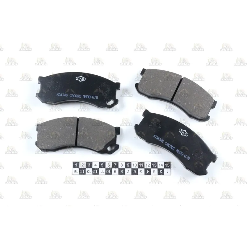 Колодки тормозные дисковые ZEVS PF-3346