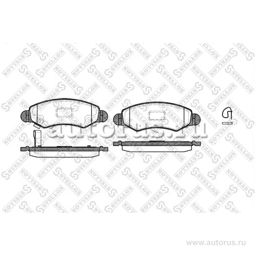 Колодки дисковые п. Suzuki Wagon/Ignis 1.3/1.5/1.3SDi,Subar STELLOX 713 021-SX