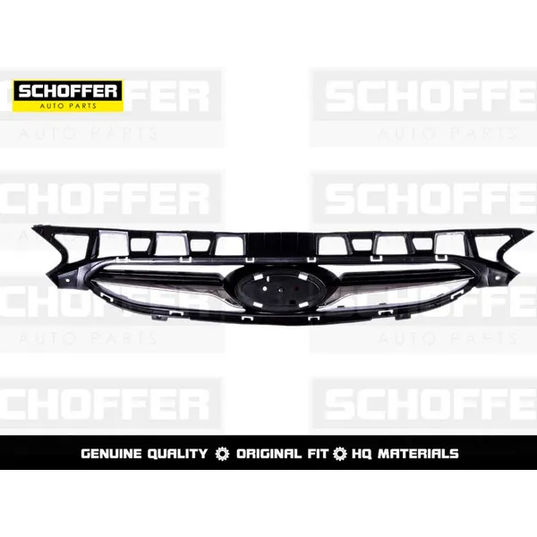Решетка радиатора с молдингом Hyundai Solaris (I 2010-2014) SCHOFFER SHF02701