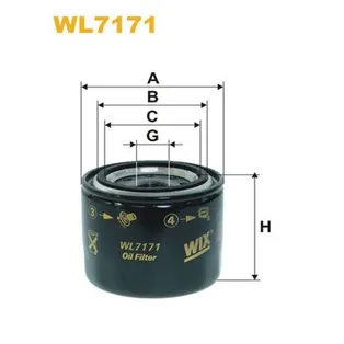 Фильтр масляный для двс WIX WL7171