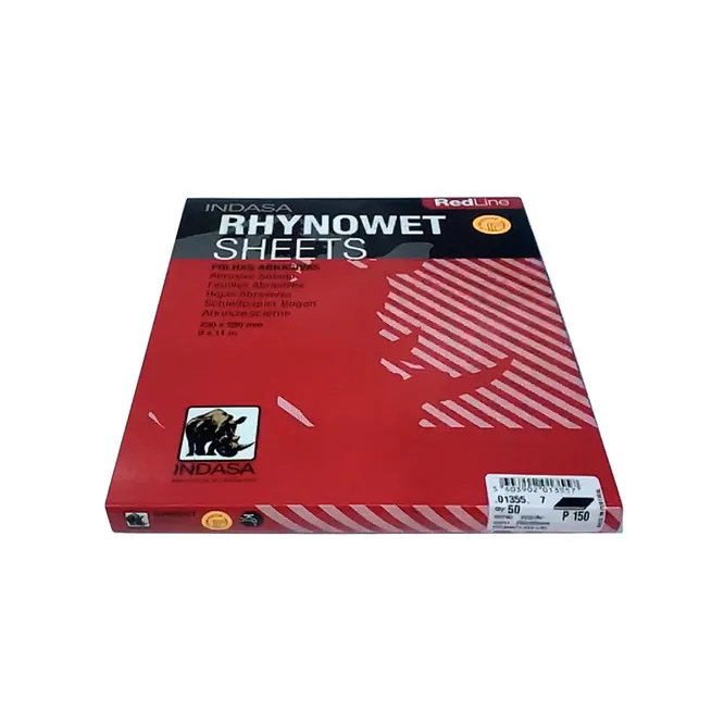 Лист RHYNOWET (по мокрому) 230ммx280мм Р150 (1уп.х50шт) Indasa 01355