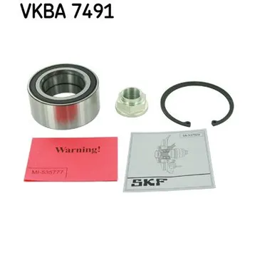 Подшипник ступичный HONDA: ACCORD IX (CU) 2.0 i/2.2 i-DTEC/2.4 i 08 - , ACCORD IX универсал 2.0 i/2. HONDA Accord 08 -> SKF VKBA7491