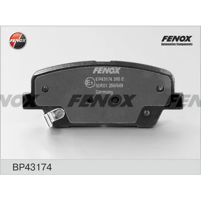 Колодки тормозные задние FENOX BP43174