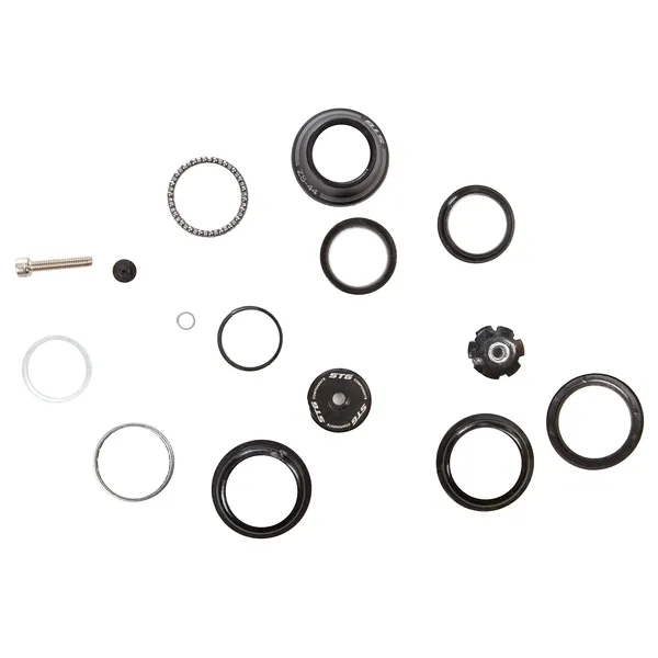 Рулевая колонка STG GH-868D 1,1/8, 28.6/44-30/44, STACK 24MM, ED BLACK, w/S22 TOP CAP STG DESIGN, w STG Х99106