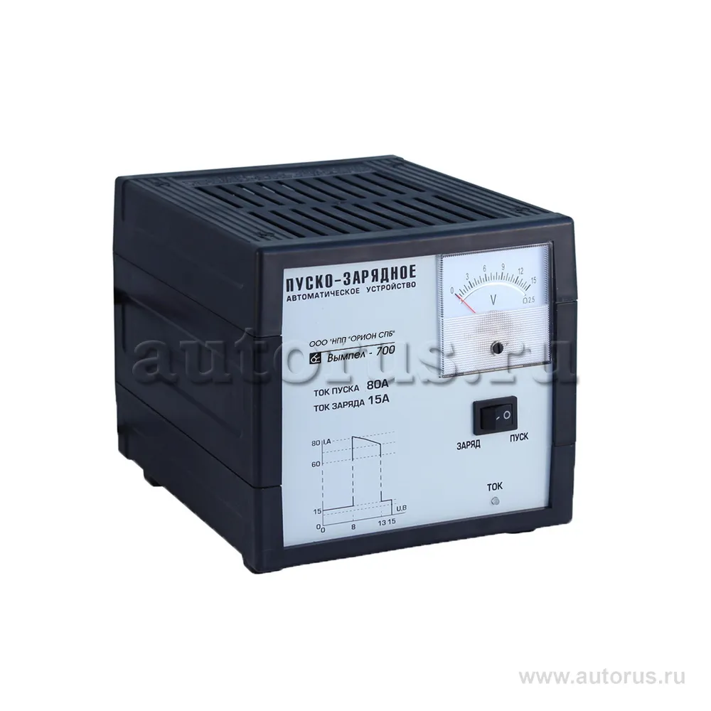 Устройство пуско-зарядное 12В 10/80А (Орион НПП) () ВЫМПЕЛ 2025