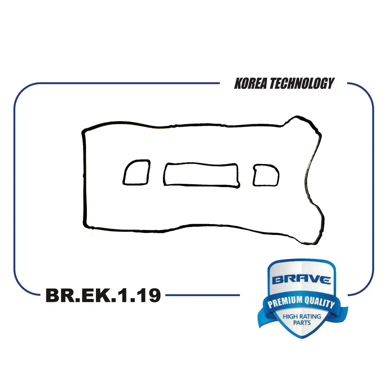 Прокладка клапанной крышки FORD Focus,Mondeo,Mazda61.8 BRAVE BR.EK.1.19