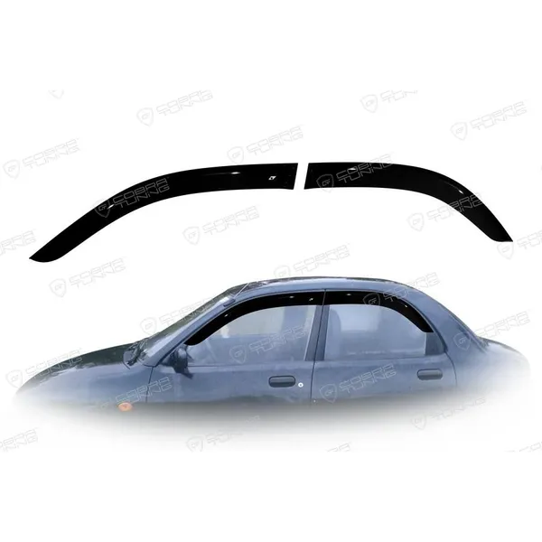 Дефлектора на окна Mazda 121 (DB) Sd 1991-1996EuroStandard деф.окон Cobra Tuning ME23791