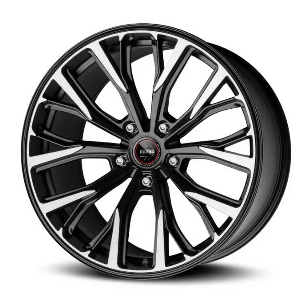Диск литой R20 9J 5x130/71.5 ET45 MOMO SUV RF-02 Matt Black Polished WR21B90045371Z