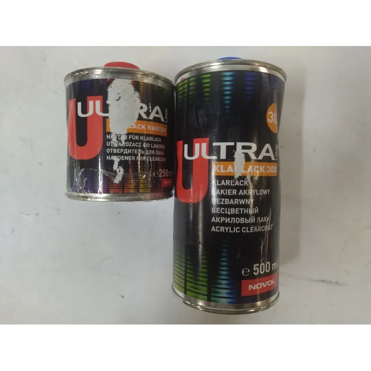 Уценка Лак акриловый MS 2+1 Ultra Klarlack 300, 0.5л+0,25л Novol 99223 - 99421, Уценка Novol 99223 - 99421-N0