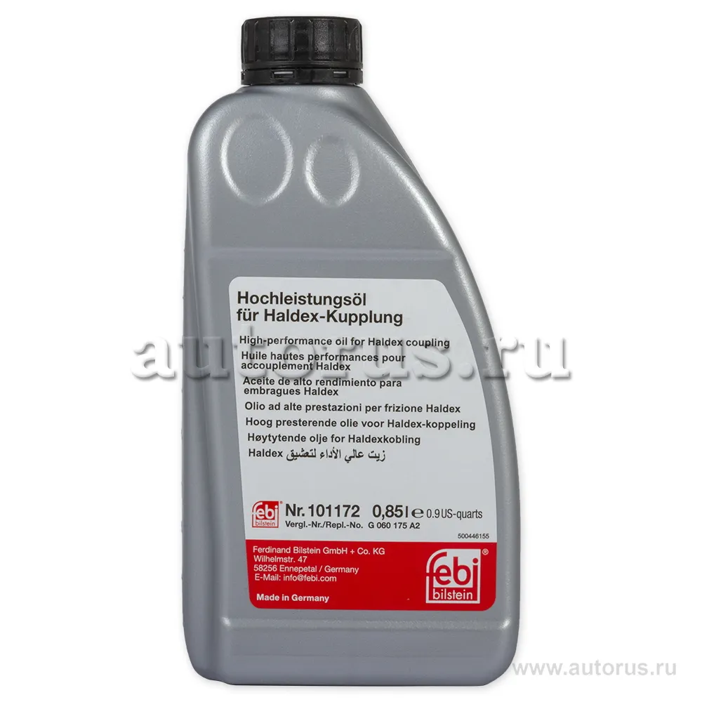 Масло трансмиссионное Febi Haldex AWD 0.85 л 101172