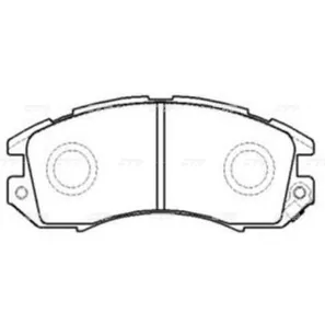 Колодки тормозные SUBARU Impreza 1992 ~ 2000 / Legacy 1989 ~ 2003 CTR GK0996