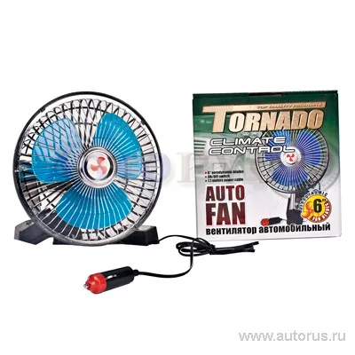 Вентилятор автомобильный 6 15,24 см 12В TORNADO CA563 CLIMATE CONTROL