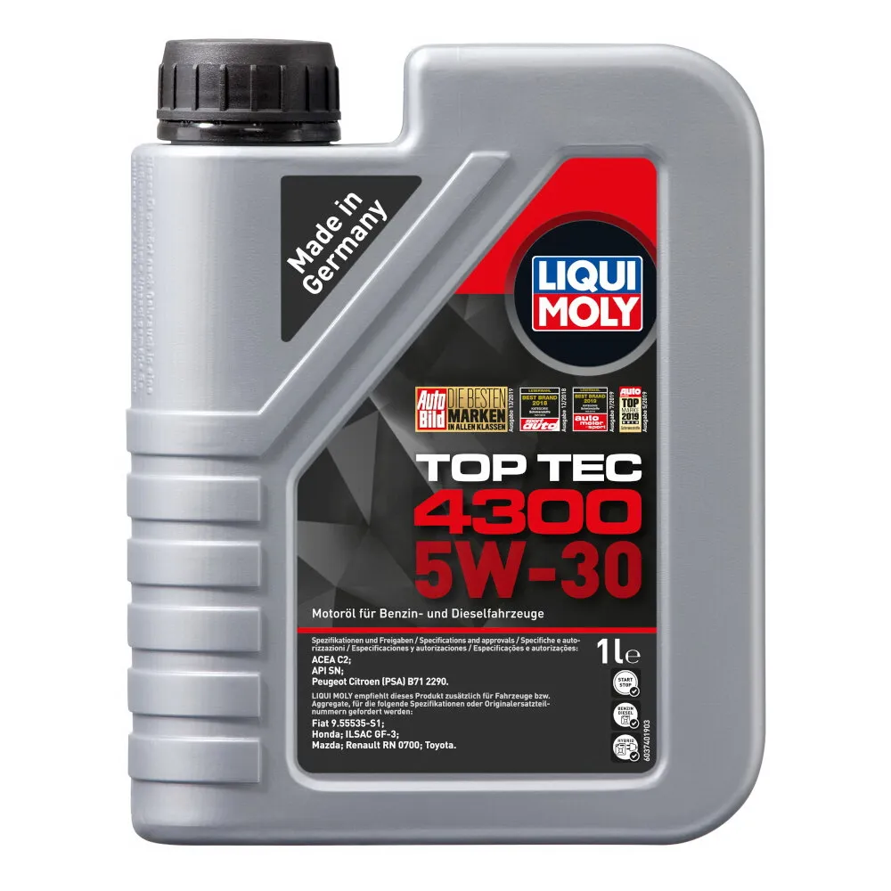 Масло моторное LIQUI MOLY Top Tec 4300 5W-30 1 л 3740
