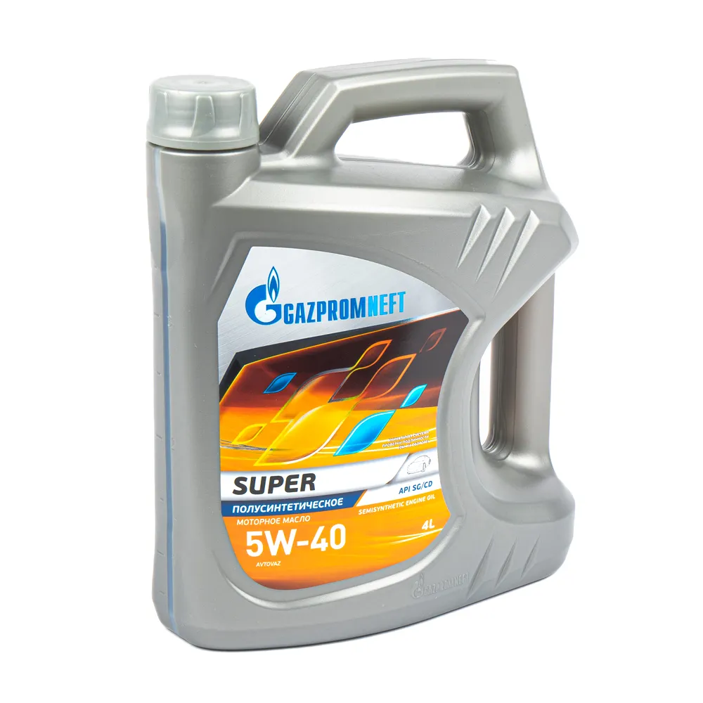 Масло моторное Gazpromneft Super 5W-40 полусинтетическое 4 л 2389901316