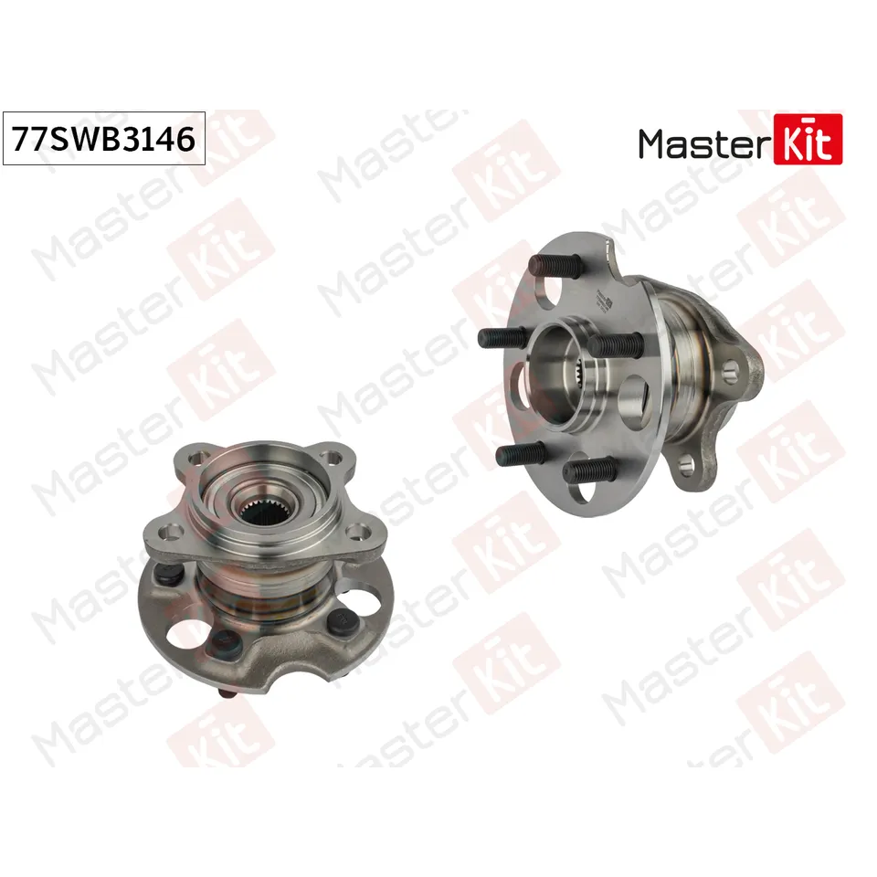 Ступица в сборе с подшипником зад. MASTERKIT 77SWB3146