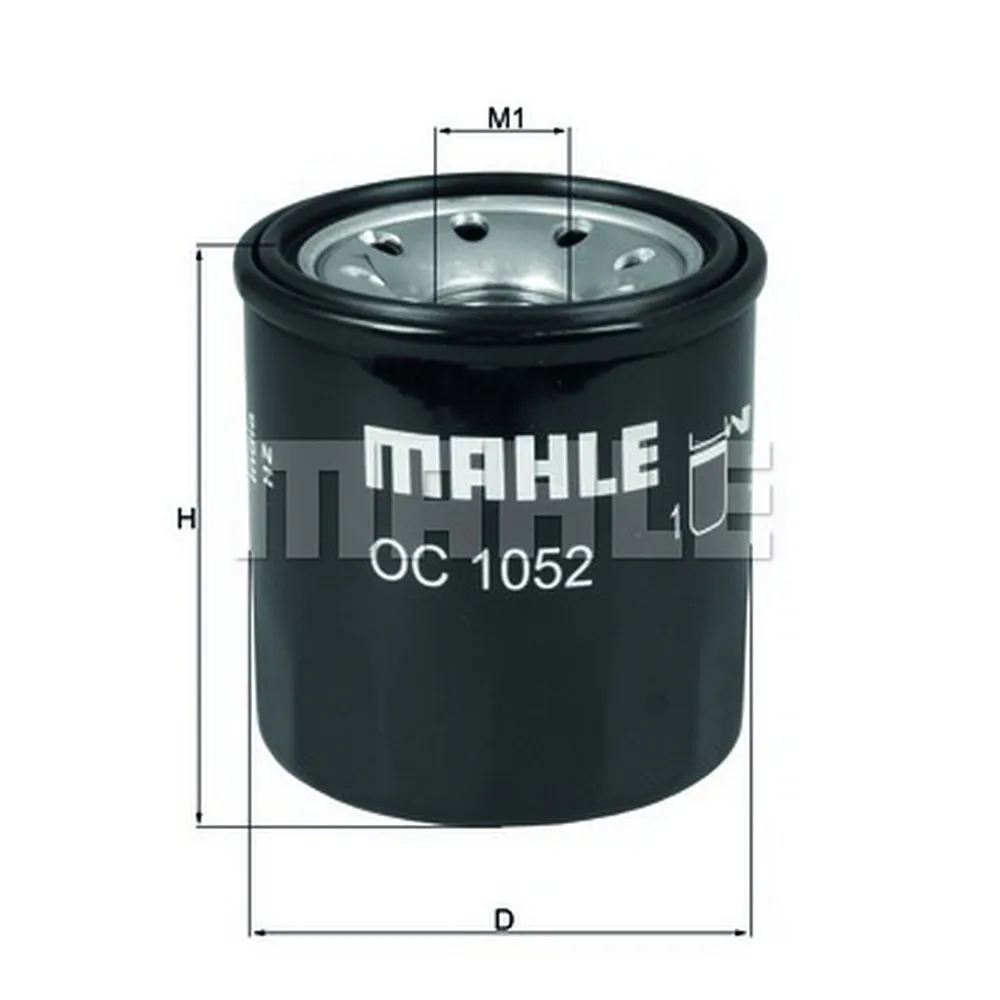 Фильтр масляный MAZ NIS SUB KIA HYU FOR INFINITI G35 KNECHT/MAHLE OC 1052
