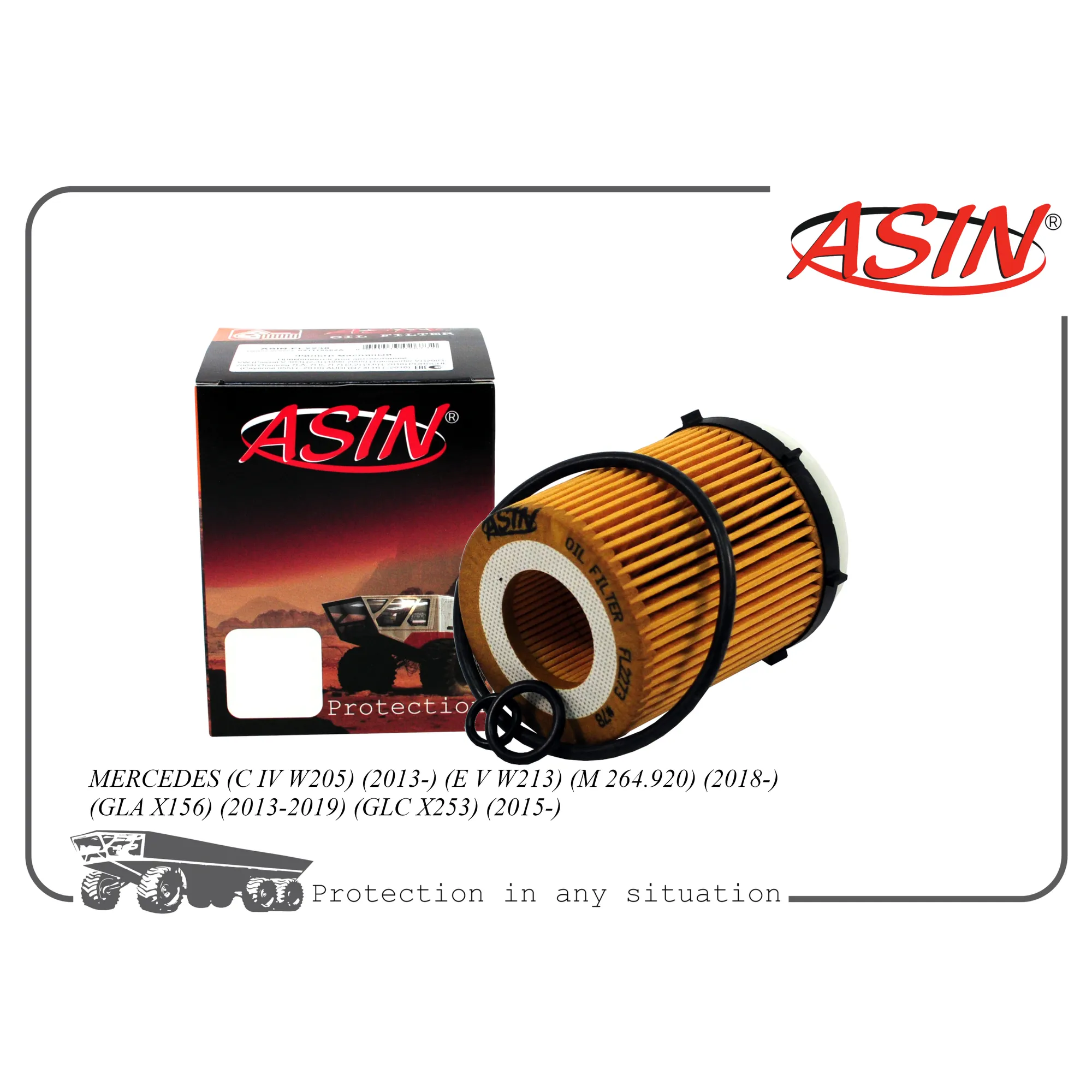 Фильтр масляный A2701800109/ASIN.FL2273 ASIN ASIN.FL2273