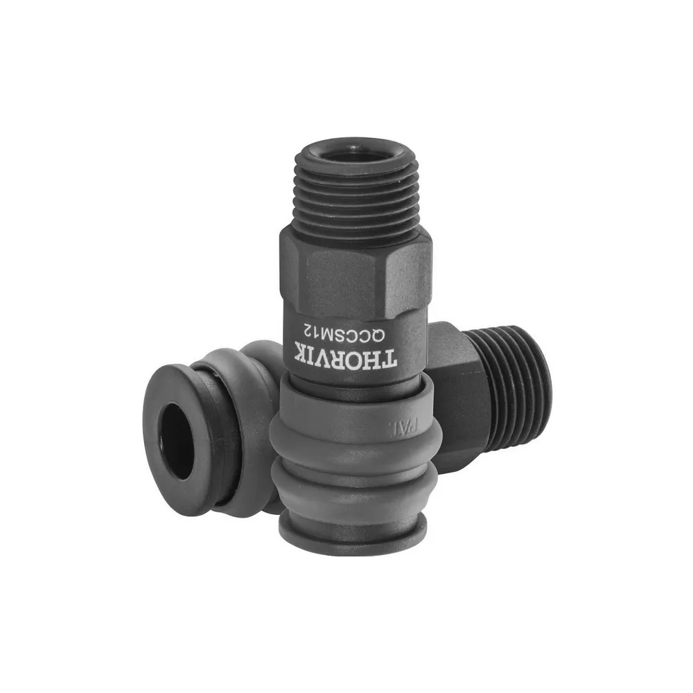 Муфта БРС европейского типа с наружней резьбовой частью BSPT 1/2 THORVIK QCCSM12