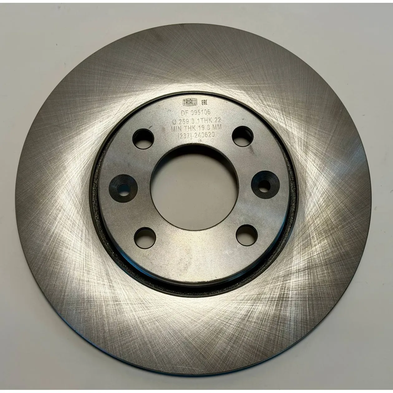 Уценка Диск тормозной передний, Уценка для LADA Largus/Vesta/X-ray / RENAULT Clio/Logan TRIALLI DF 095106-N1