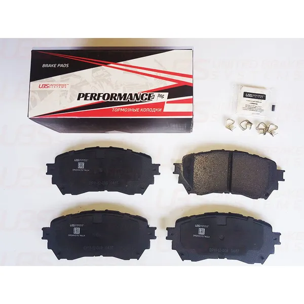 Колодки тормозные передние MAZDA 6 2.0/2.5/2.2D 12-/13- UBS bp1112009