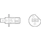 Лампа 12V H1 55W P14,5s VALEO Life x2 2 шт. картон 032501