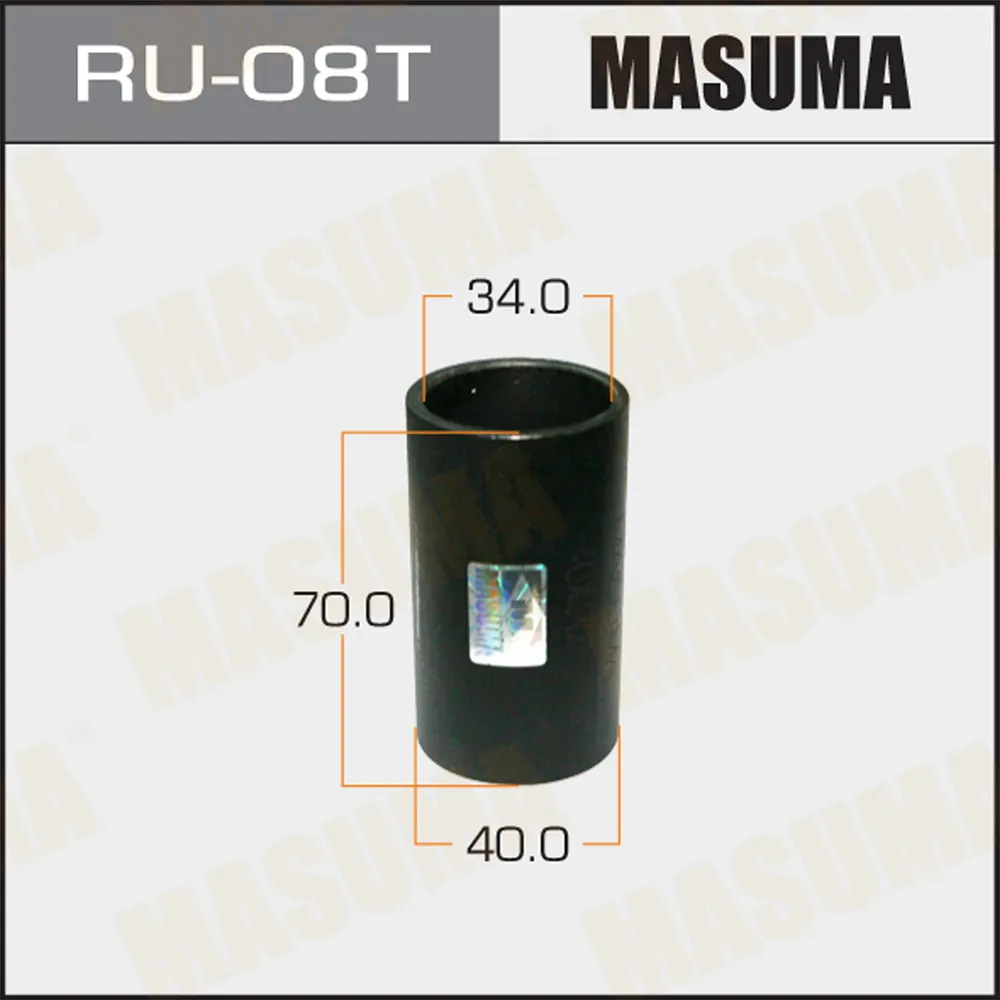 Оправка для выпрессовкизапрессовки сайлентблоков 40x34x70 MASUMA RU-08T
