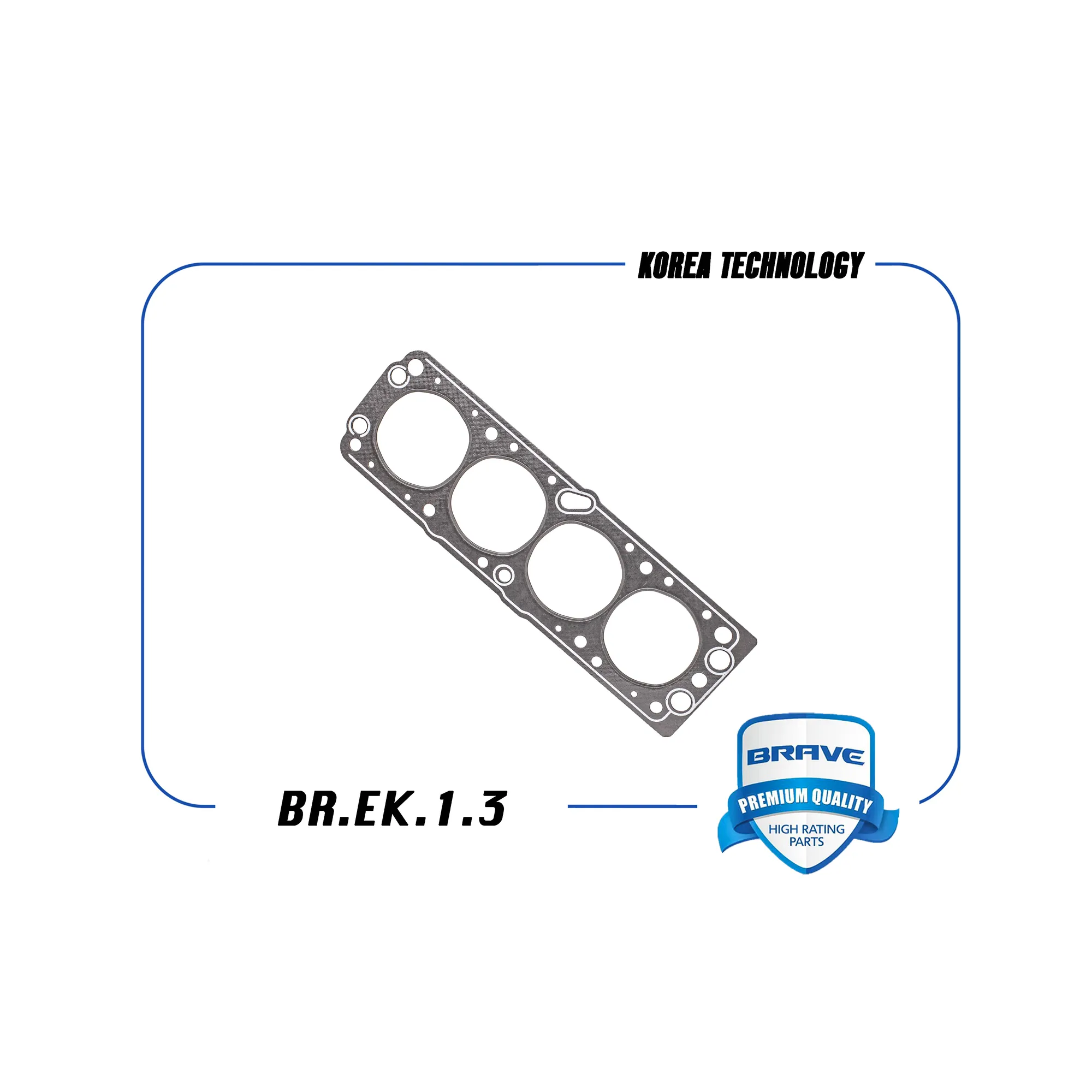 Прокладка ГБЦ 96181218 BR.EK.1.3 Nexia d78.0 Асбест BRAVE BREK13