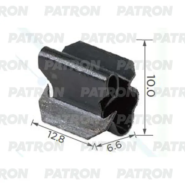 Зажим металлический Audi Seat Volkswagen Используется для крепления дв PATRON P372388