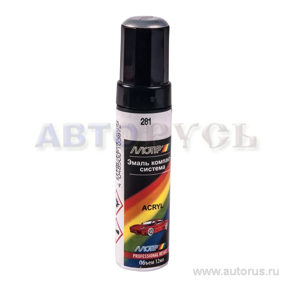 Краска акриловая с кисточкой LADA 281 кристалл ME 12 мл Motip 281 ME 12ml