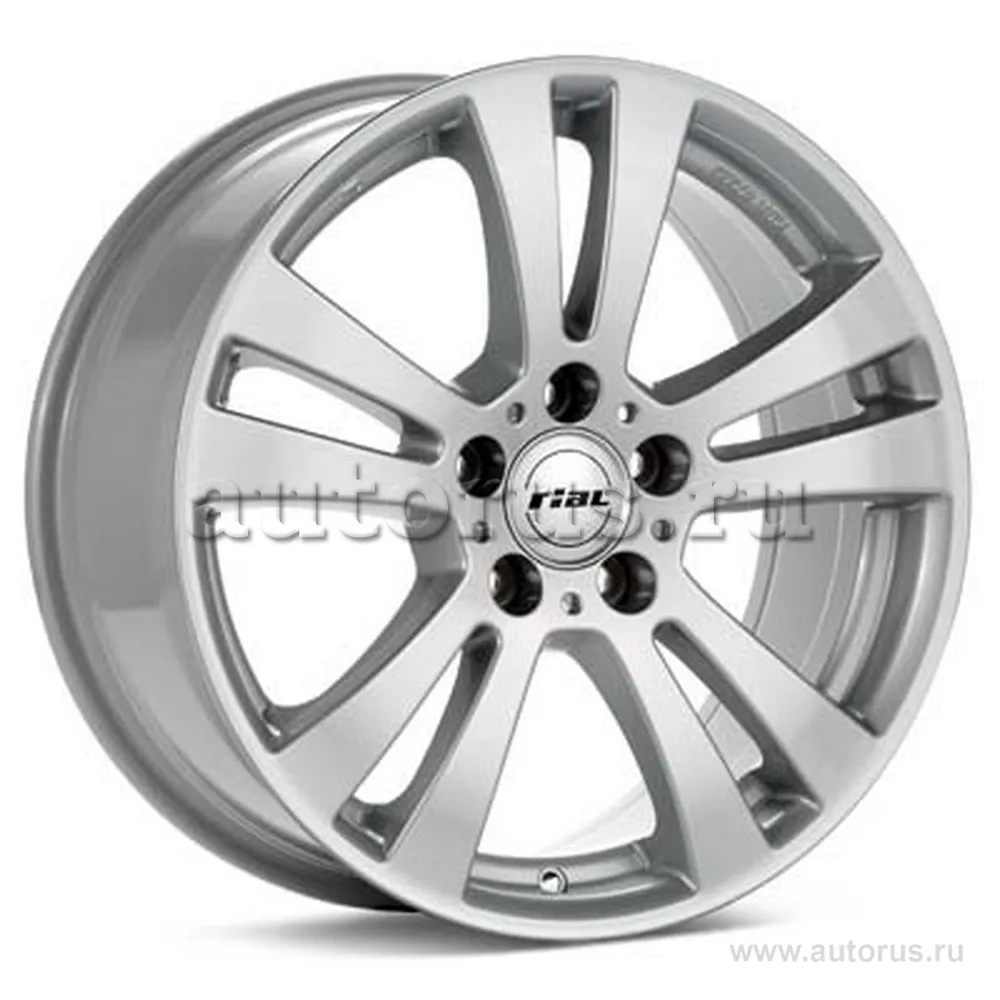 Диск литой R18 8.5J 5x112/66.5 ET34 Rial DH Polar Silver DH85834M81