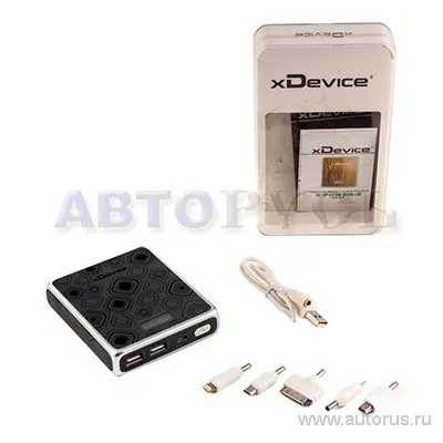 Зарядное устройство, АКБ xDEVICE X-Power 5, 10000mAh, black, для мобильных устройств