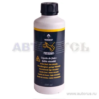 Жидкость тормозная RENAULT Universal DOT4 0,5 л 7711 218 589