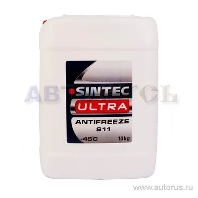 Антифриз Sintec Ultra готовый -45C красный 10 кг 800517