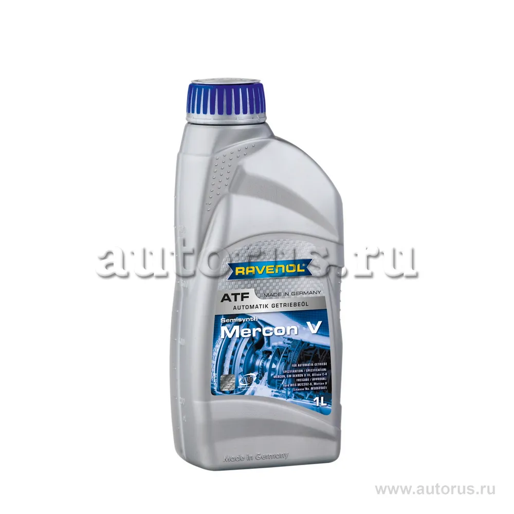 Трансмиссионное масло RAVENOL ATF Mercon V (1л) new 1212101-001 (4014835732919)