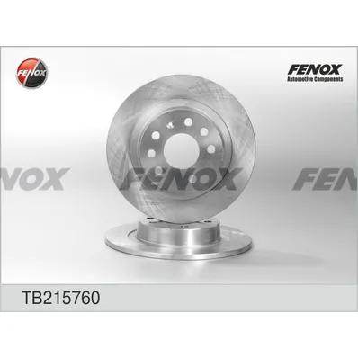 Диск тормозной OPEL ZAFIRA 05- задний D=278 мм. FENOX TB215760