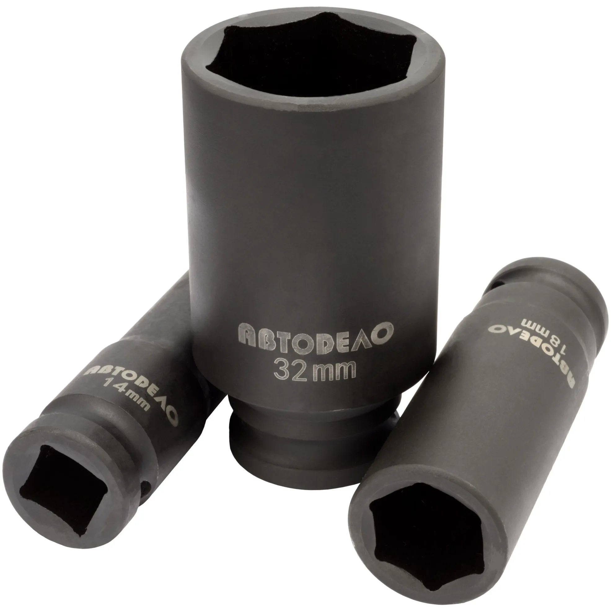Головка ударная 17 мм 1/2 удлиненная АвтоDело 40017