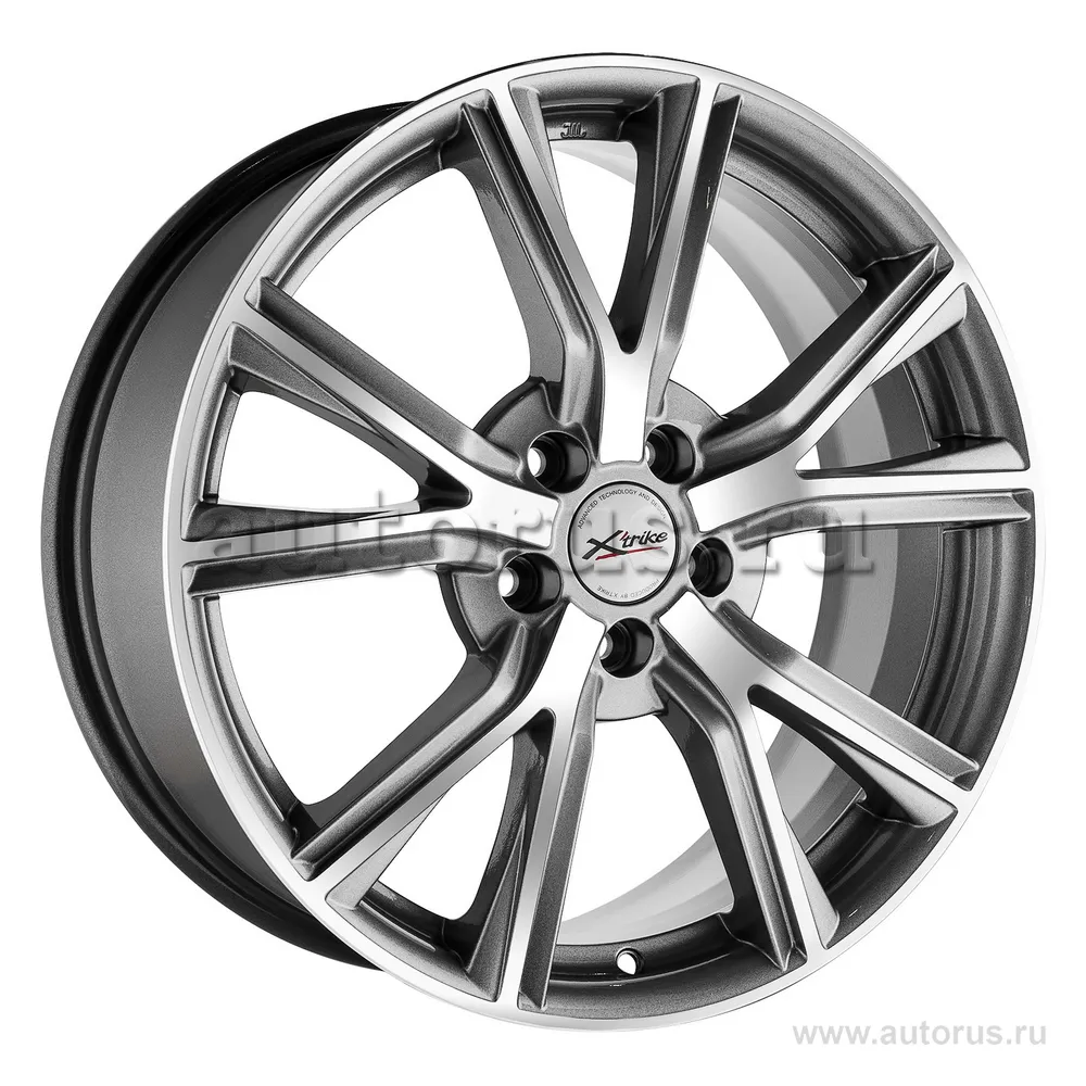Диск литой R18 7.5J 5x120/72.6 ET35 X-trike X-122 HSB/FP 63545