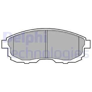 Колодки тормозные передние DELPHI LP812
