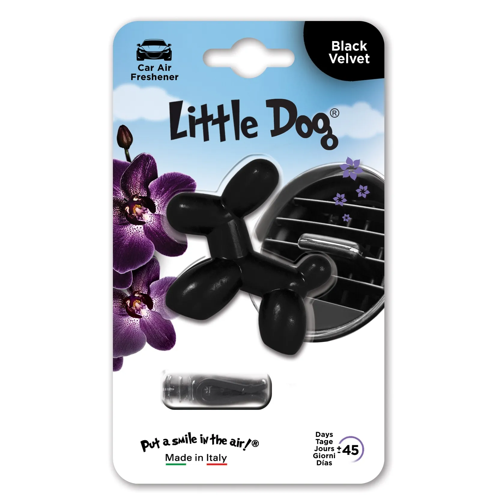 Ароматизатор на дефлектор Little Dog Black Velvet (Черный бархат) Little Dog ED0606