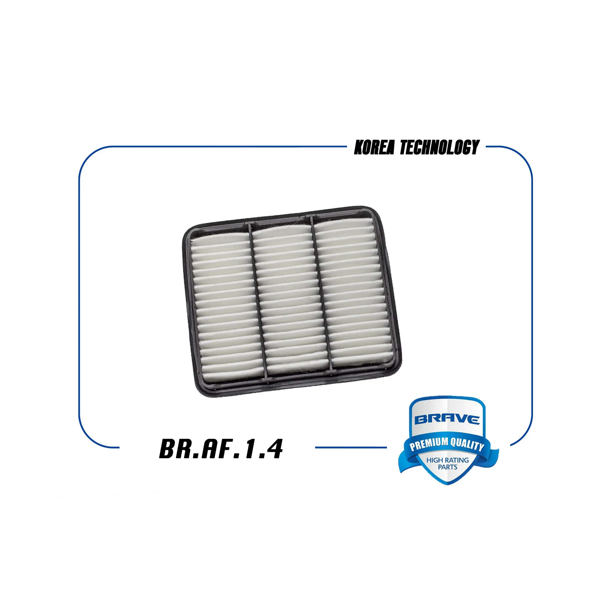 Фильтр воздушный 96591485 BR.AF.1.4 Matiz Spark BRAVE BRAF14