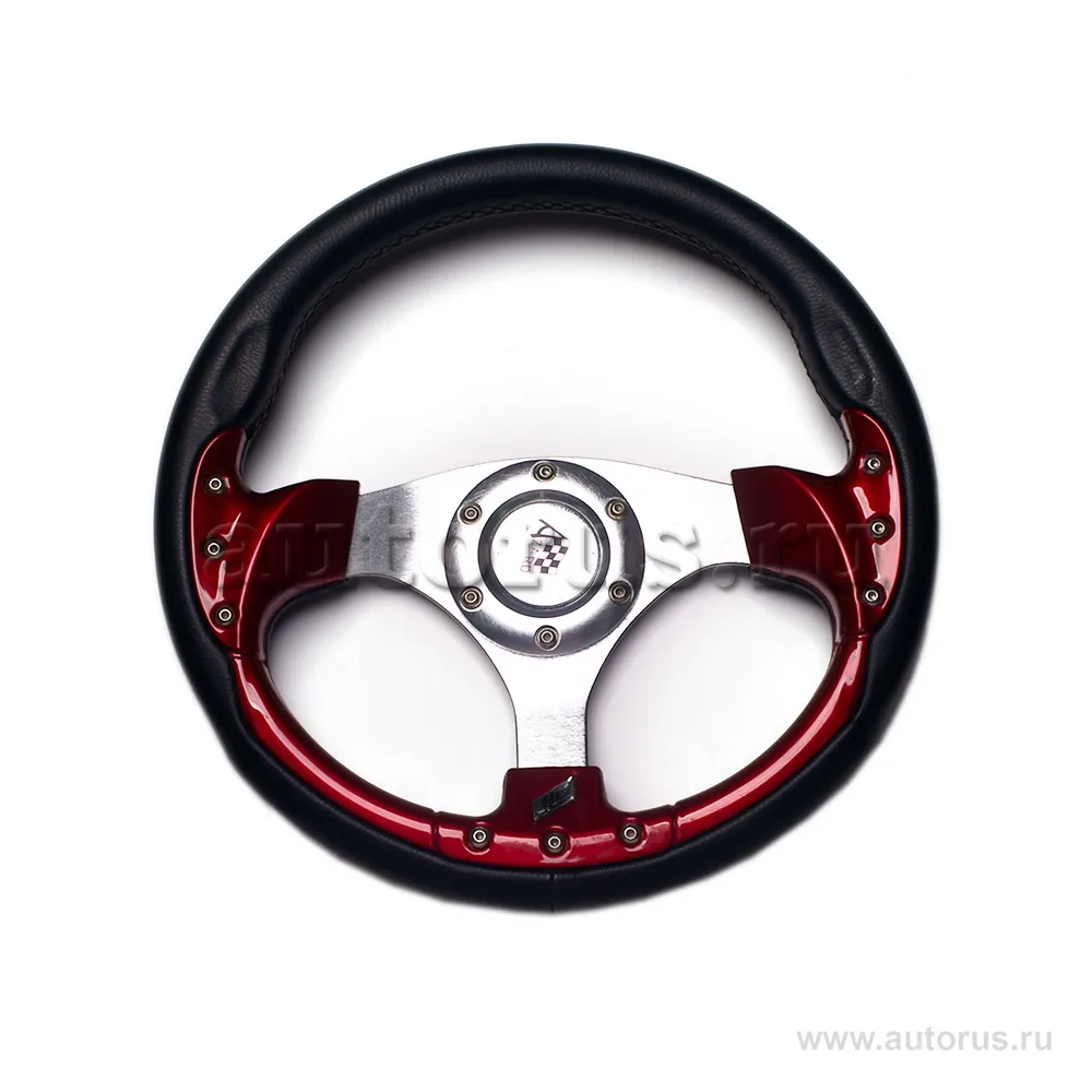 Колесо рулевое спорт красное Azard YZ-4156 VSK-00062877