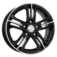 Диск литой R15 6J 5x108/67.1 ET43 КИК Trinity алмаз черный 14074