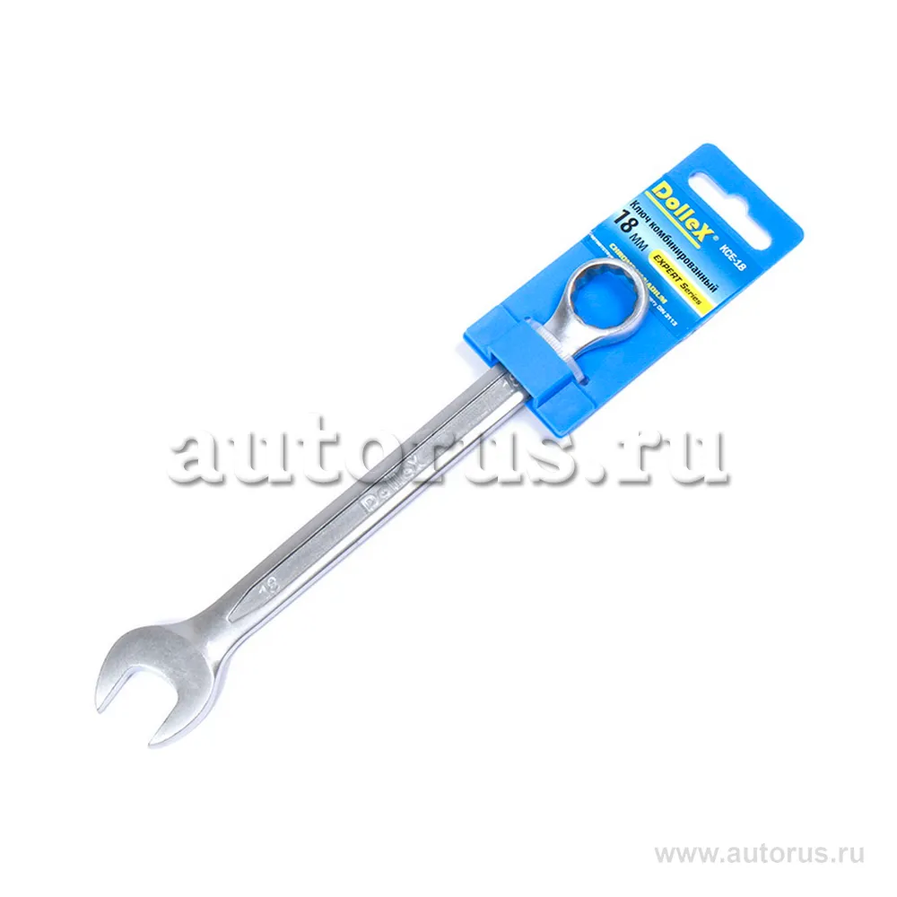 Ключ комбинированный, 18 x 18 мм DOLLEX KCE-18
