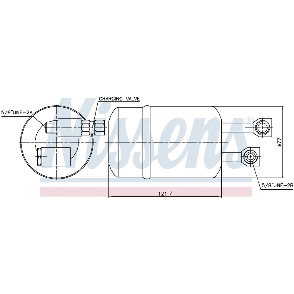 Осушитель кондиционера MITSUBISHI Carisma NISSENS 95134